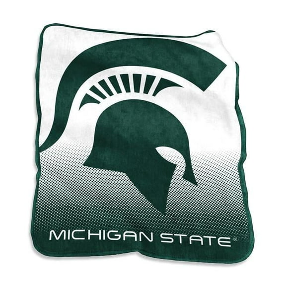MI State Spartans Raschel Throw
