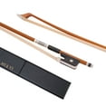 thumbnail image 1 of MI&VI CB-825 Professional Cello Bow 4/4 (Full Size) with Spline Head and Bow Case Included | Well Balanced | Perfect Weight | Mongolian Horse Hair - MIVI Music, 1 of 7