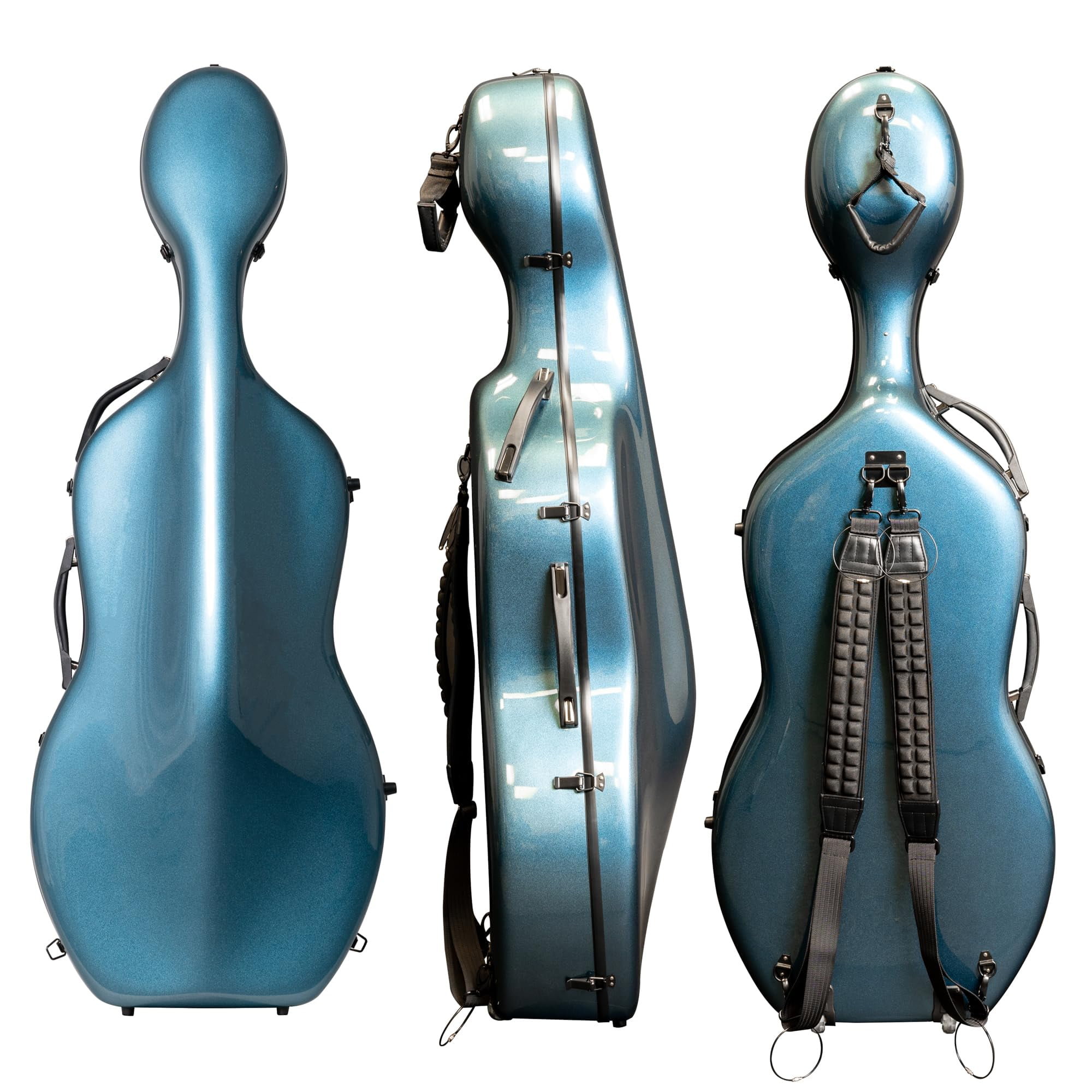 MI&VI CC7002 Classic Carbon Fiber Composite Cello Case (Full Size) 4/4