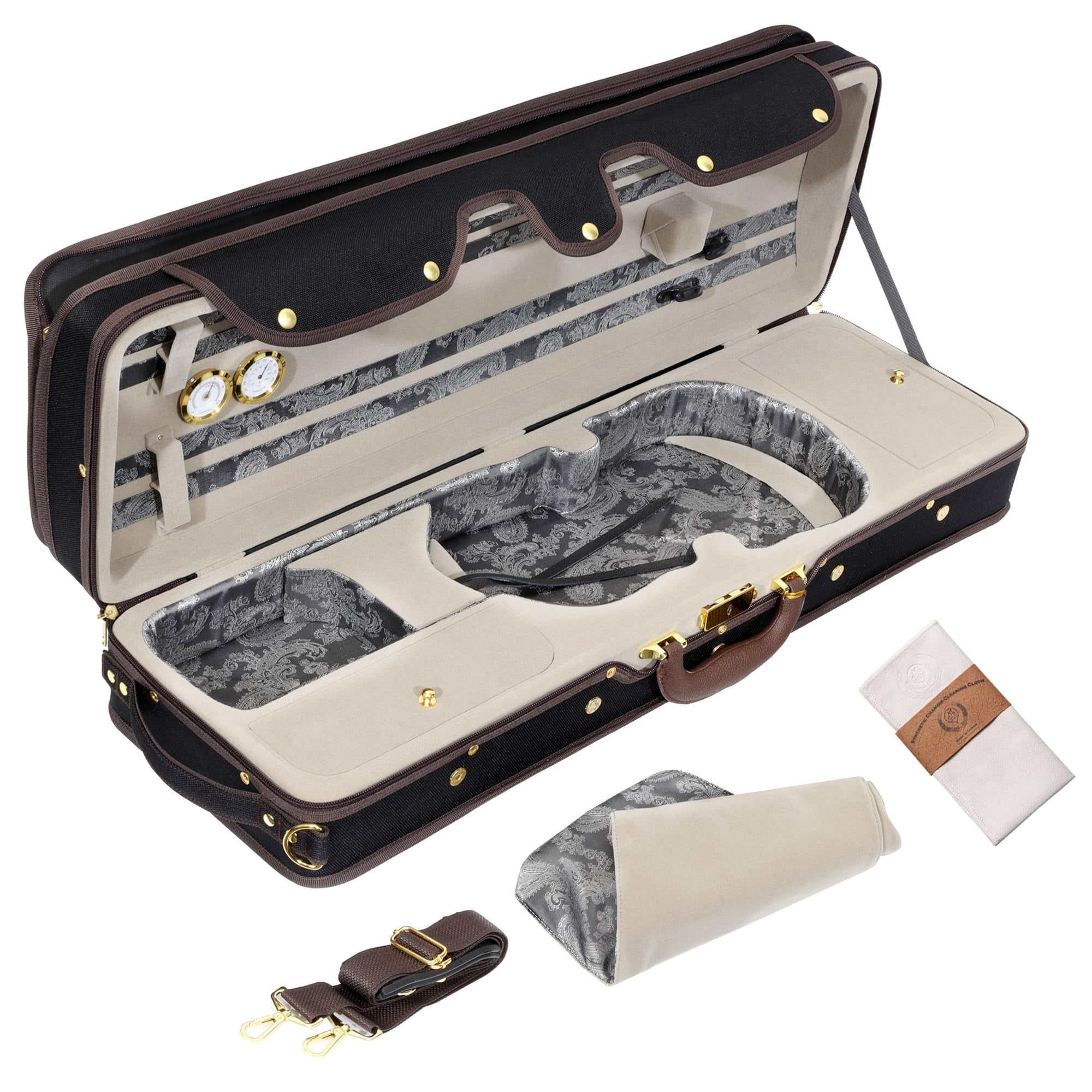 MI&VI NF9001CC Maestro HardShell Violin Case 4/4 (Full Size