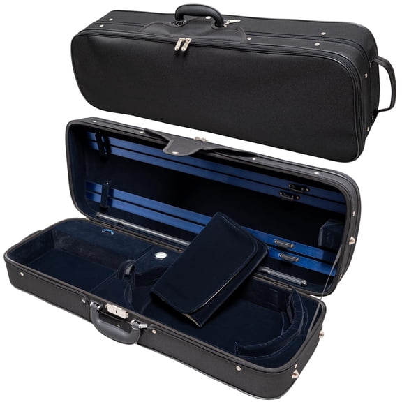 MI&VI Vivace Series Hard Wood Hybrid Viola Case — Light Oblong Case for Violas, AW-7015 (16" to 16.5" inch)
