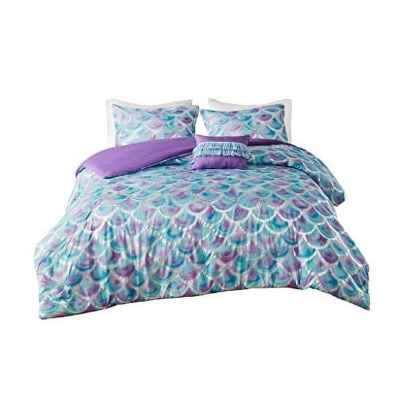 MI ZONE Polyester Metallic Printed Duvet Cover Set MZ12-0614