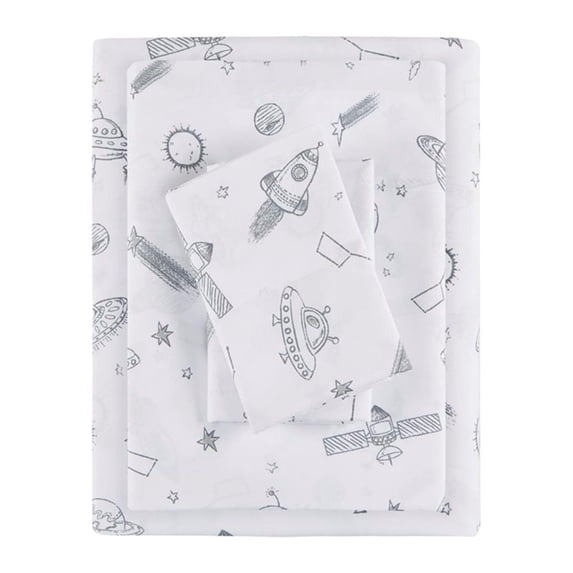 MI ZONE Polyester Printed Sheets with Space Rocket Finish MZ20-0639