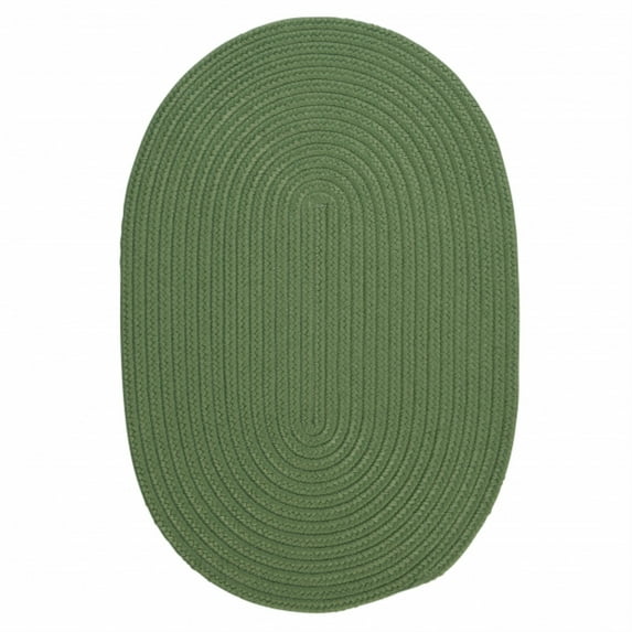 MI67R144X192 Marys Isle - Moss 12x16 Rug, 100% Polypropylene - Oval.