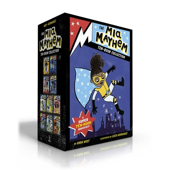MIA Mayhem The MIA Mayhem Ten-Book Collection (Boxed Set): MIA Mayhem Is a Superhero!; Learns to Fly!; vs. the Super Bully; Breaks , (Paperback)