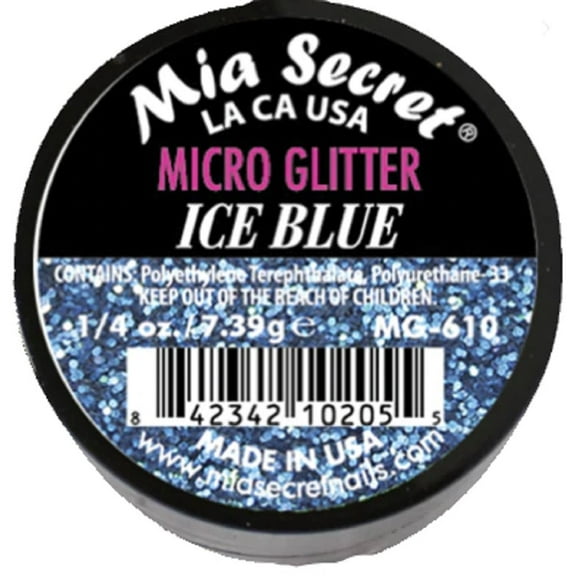 MIA SECRET (PL400-MG610) - Ice Blue (MICRO GLITTER)