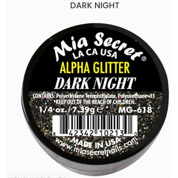 MIA SECRET (PL400-MG618) Dark Night (ALPHA GLITTER)