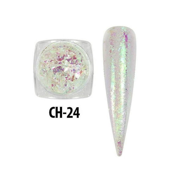 MIA SECRETS NAIL DECORATIONS - METALLIC FLAKES - (CH-24)