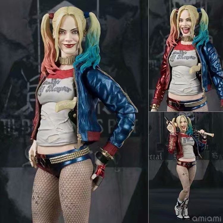 MIA Suicide Task ForceX Squad Harley Quinn Full Body Movable Figure Model Full Set of Jointed Hand and Accessories Replacement