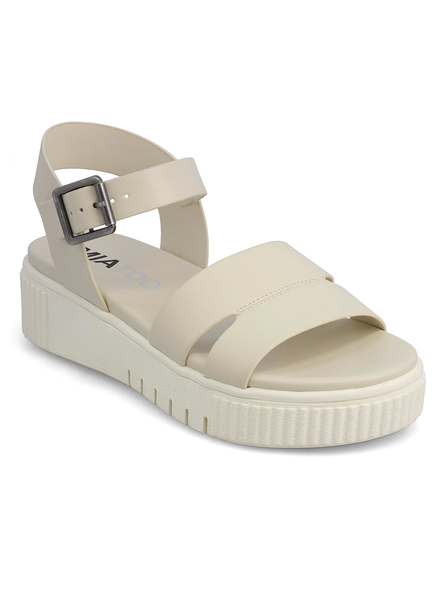 mia MIA TOO Women's Damarsia Platform Wedge Sandal - Walmart.com