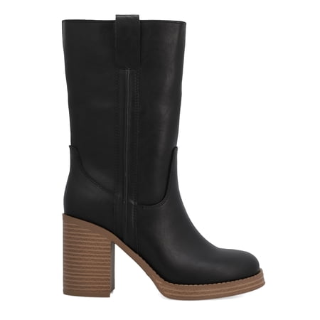 MIA Too Women's Harlye Block Heel Riding Boot