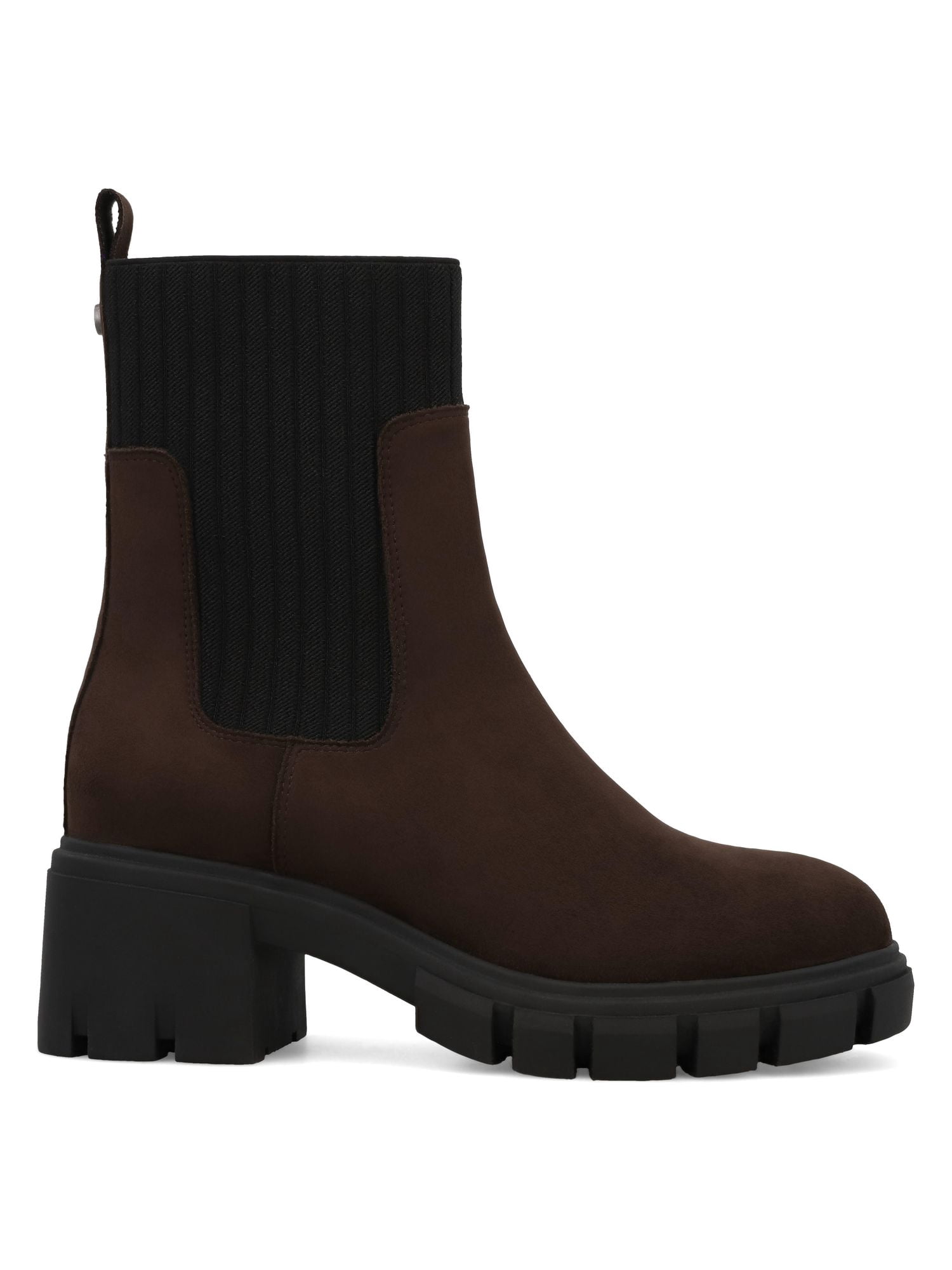 MIA Too Women's Isabeau Knit Gore Lug Sole Chelsea Boot