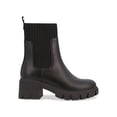 thumbnail image 1 of MIA Too Women's Isabeau Knit Gore Lug Sole Chelsea Boot, 1 of 5