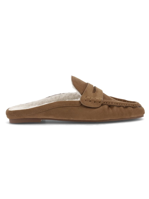 Women's Nancyy-S Cozy Pleated Slip On Loafer Mule