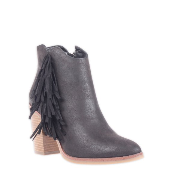 MIA GIRL Women's Avril Fringe Booties