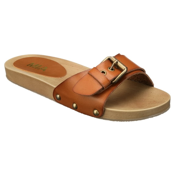 MIA Women's Thia Buckle Clog Slide Sandal