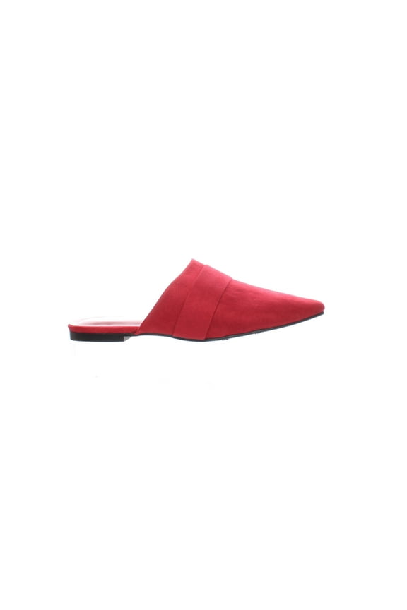 Womens Cristy Red Mules Size 7