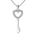 thumbnail image 1 of MIADEAL Keys to the Kingdom Necklaces in Gift Box, Cubic Zirconia, 925 Sterling Silver, 1 of 5