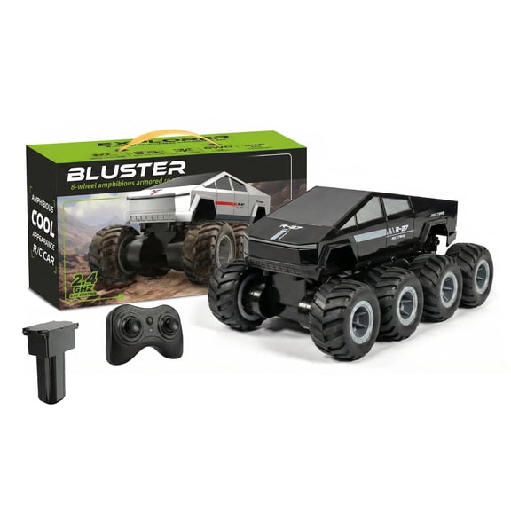 MIADEAL Remote Control Electric Truck, 1:18 Scale Model RC, All-Terrain, 8WD