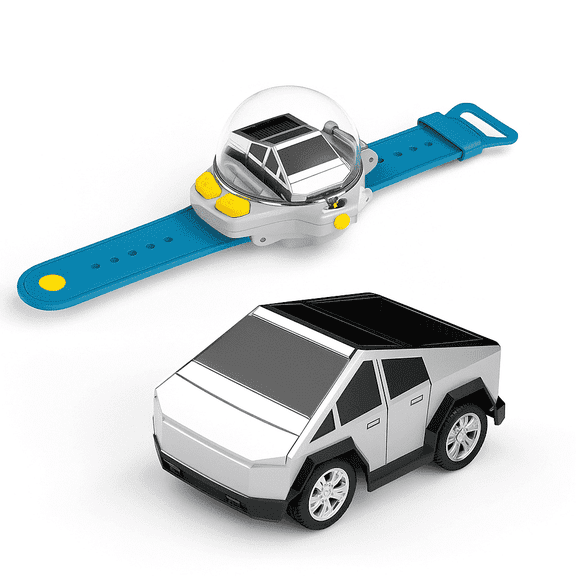 MIADEAL Remote Control Mini RC Electric Truck, 1:64 Scale Model, Watch Control Edition