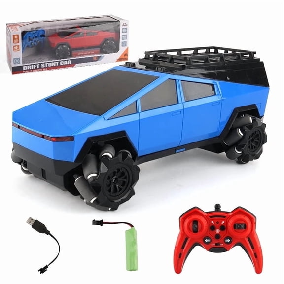 MIADEAL RC Electric Truck Remote Control Toy, Lights and Sounds, 360 Degree Rotation and Drifting, Model TC888W