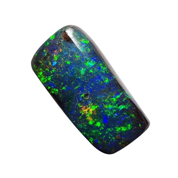 MIAMI ESCAPE SOLID AUSTRALIAN BOULDER OPAL GEMSTONE (LOOSE OPAL)