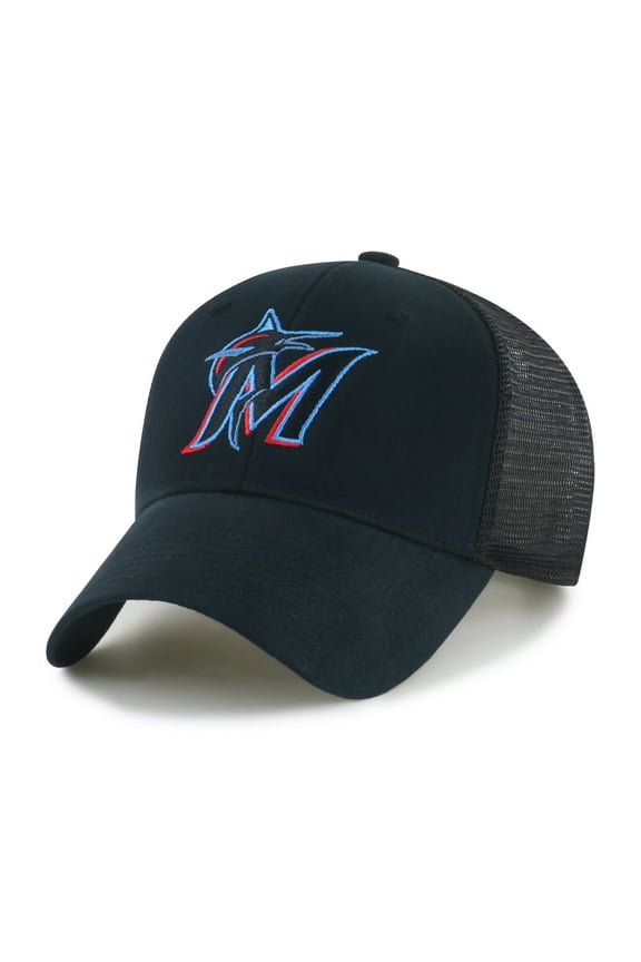 MLB Miami Marlins Men's Snapback Trucker Hat