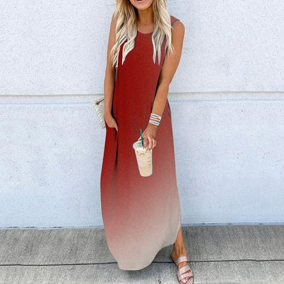MIANHT Women's Dresses Short Sleeve Summer Dress for Women Knee Length Loose T Shirt Dress Casual Tunic Dress with Pockets Dresses for Women 2022