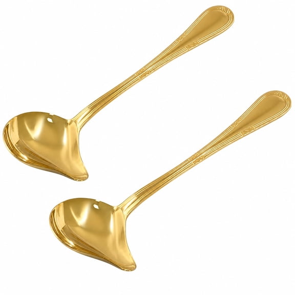MIAOBLOSSOM Pout Face Spoon 2-Pack 2.95"x8.07" Whimsical Expression Scoop for Soup Coffee Stir Table Drawer Refill No Gift Box
