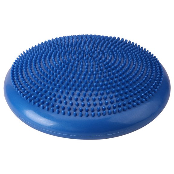 MIAOBLOSSOM Wobble Balance Cushion Disc, Non Slip Inflatable Sensory Trainer With Pump, Kids Adult Core Posture Correction Fitness Pad, Multicolor PVC