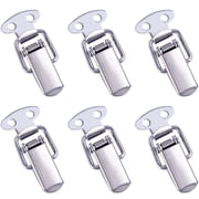 MIARHB 6Pcs 304 Stainless Steel Spring Loaded Toggle Latch 90mm Lock Hasps Catches Clamps Clasp Buckle for Toolbox Wooden Case Box Chest Trunk Drawer Cabinet