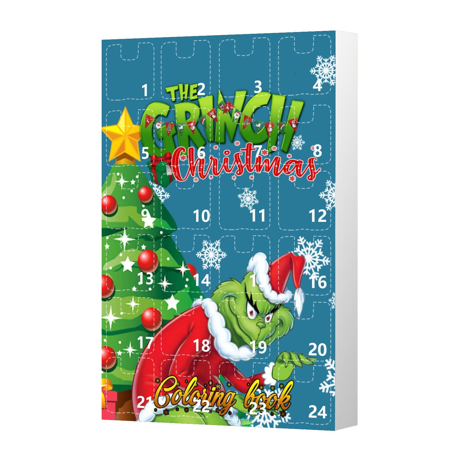 MIARHB Christmas Grinch Advent Calendar 2024, Christmas Countdown