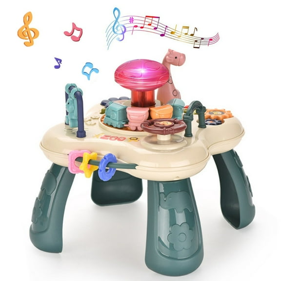 MIARHB Kids Musical Activity Table, 18 x 18 x 18 cm