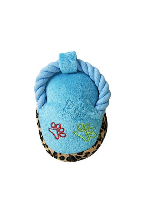 Squeake Dog Toy丨Dog Chew Toy丨Best Pet Supplies Dog Chew Toy for Small, Medium, and Large Breeds, Dog Puppy Chew Toy Squeaky Plush Sound Cute Soft Plush Slipper Design Toys Pet Toys ,C