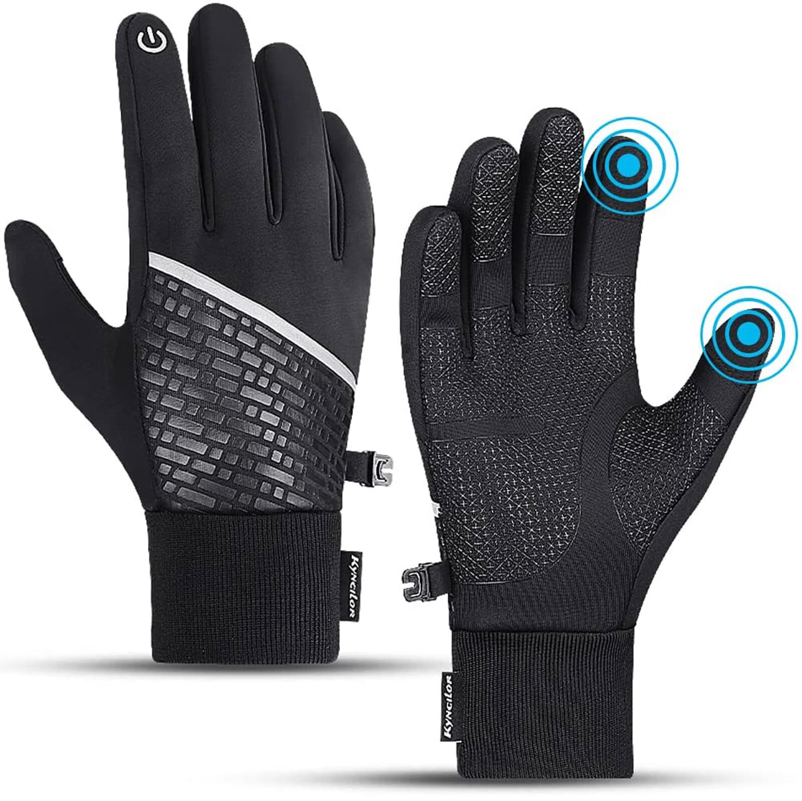 MIARHB Winter Running Gloves Screen Lightweight Thermal Warm Mittens