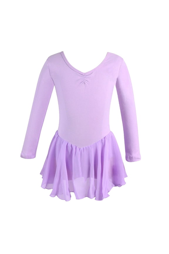Ballet Leotards for Girls Ballet Leotard with Skirt Toddler Dance Leotards,,6-7 Years