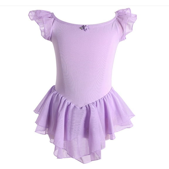 MIASHUI Ballet Leotards for Girls Ballet Leotard with Skirt Toddler Dance Leotards,,9-10 Years