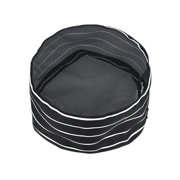 MIASHUI Chef Hat for Kitchen Staff Restaurant Waiter Catering Service Hotel Culinary Work Beret Cap Black,One Size