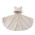 thumbnail image 1 of MIASHUI Children's Shawl Cape Plush Windproof Warm Children's Shawl Outerwear, Scarf for Kids, Cold Weather Scarf White, 1 of 6