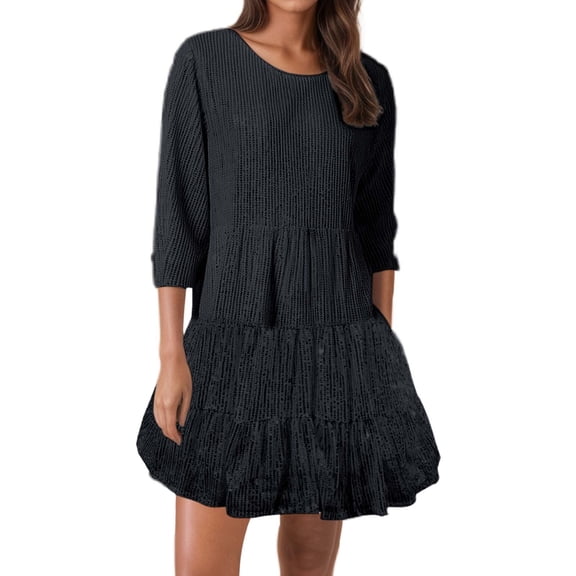 MIASHUI Elegant Long Skirt Suit Evening Gown Dress With Sequins Formal Party Wear White Skirt Comfortable Hand Wash Black,S