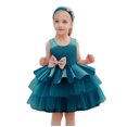 thumbnail image 1 of MIASHUI Flower Girls Dress Wedding Party Evening Dresses Toddler Princess Pageant,Green,6-12 Months, 1 of 4