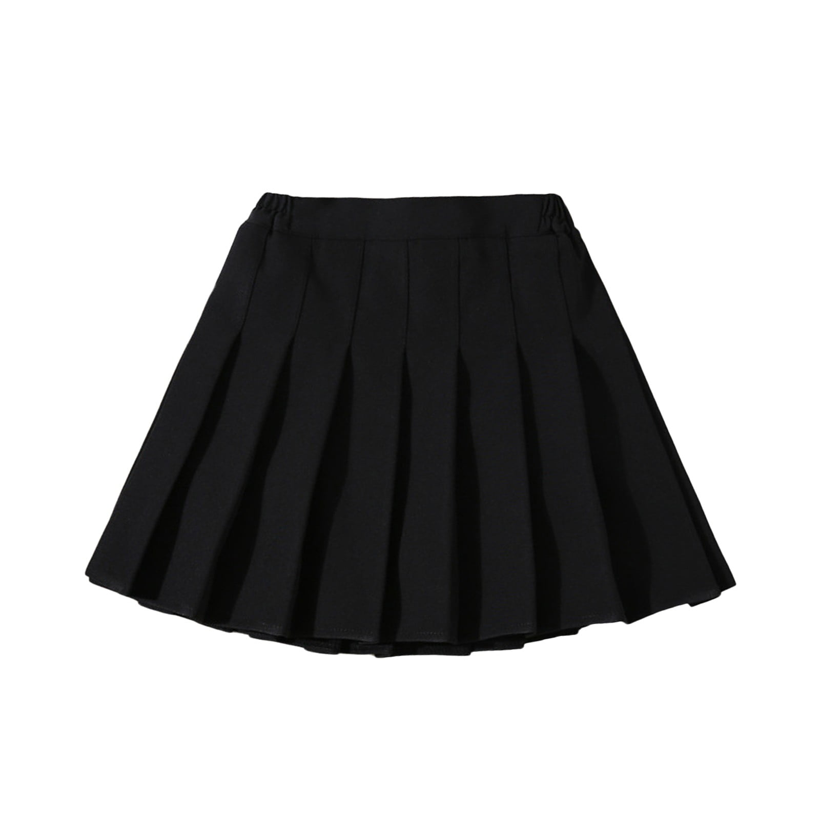 MIASHUI Girls Pleated Mini Skirt High Waist Tennis School Uniform