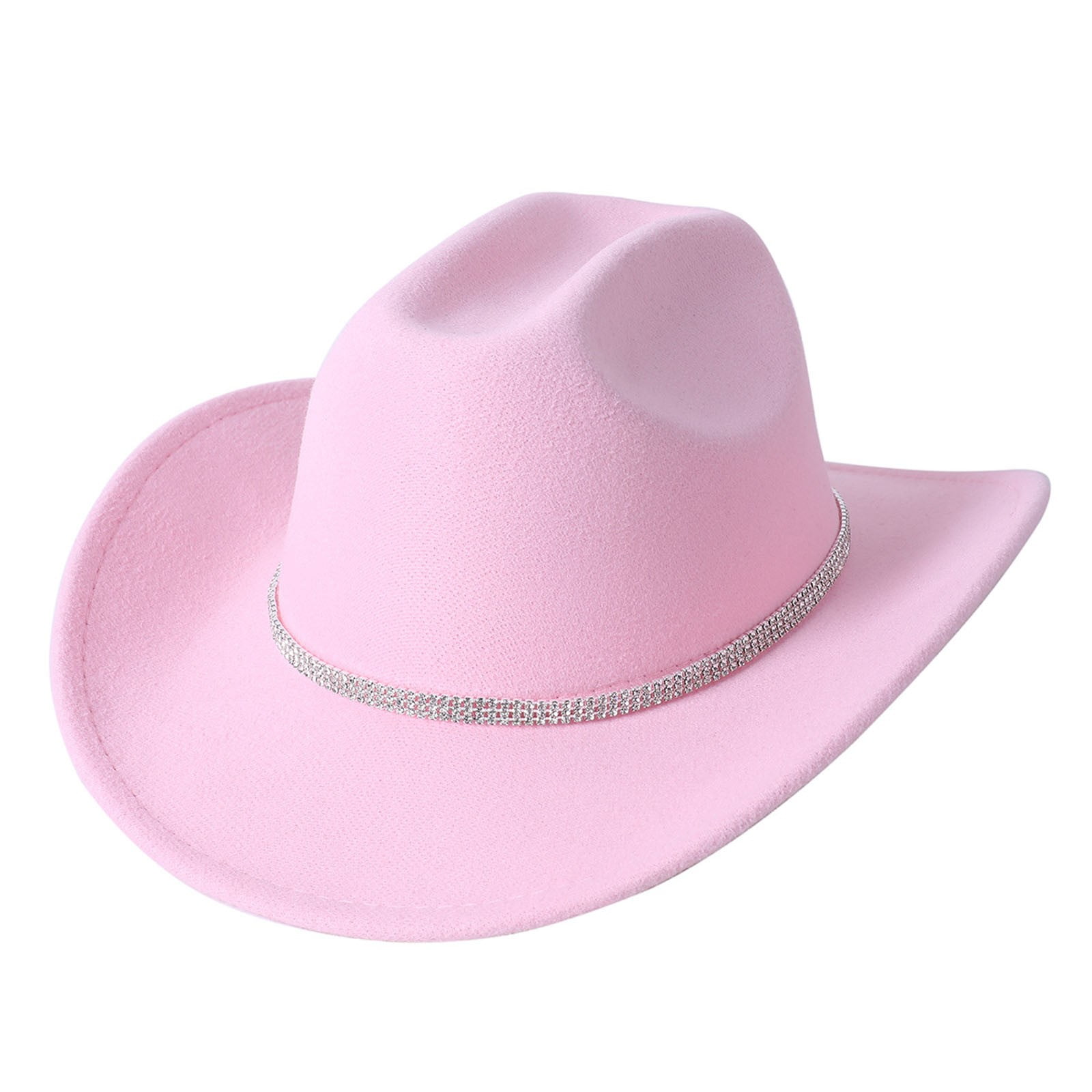 7711 Glitter Sparkle Cowboy Hats For Women Western Sparkly Rhinestone SUPERSTAR Rhinestone Cowboy Hat Various Colors Blue Purple  main image 2
