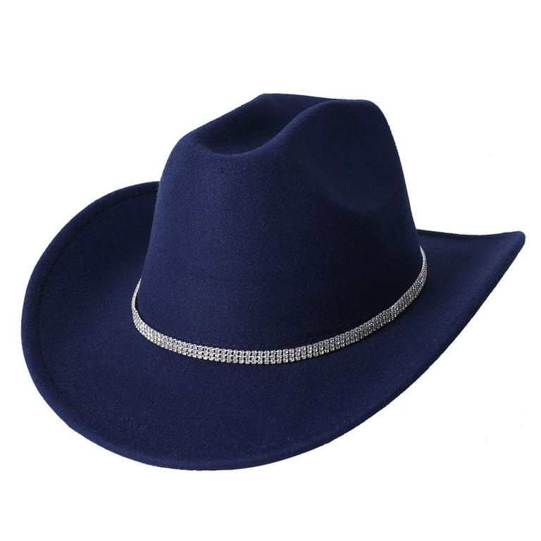 8361 Western Cowboy Hat For Women Man Denim Wide Brim Cowgirl Hat For Party Upcycled Denim Cowboy Cowgirl Hat - Etsy main image 3