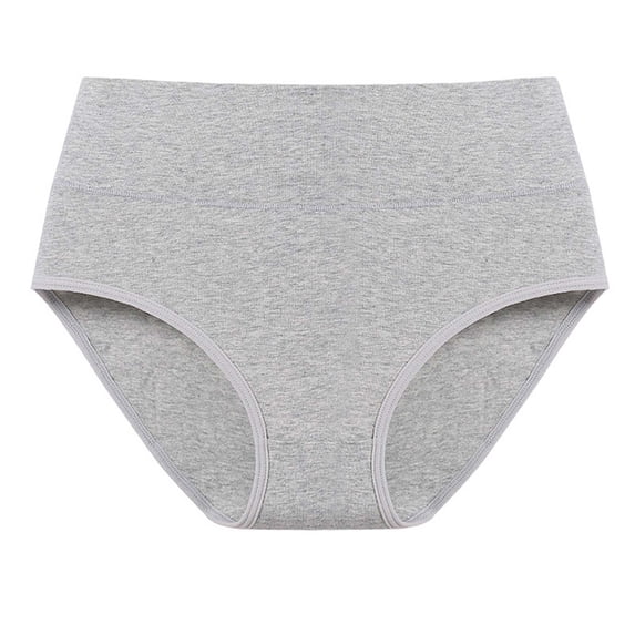 HNMKIU High Waisted Leak Proof Panties Underwear for Women Overnight Briefs that Offer Maximum Comfort and Grey,S