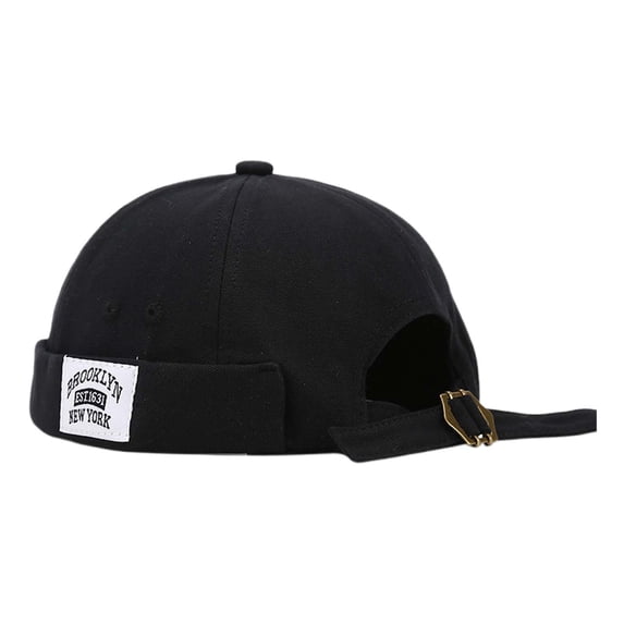 MIASHUI Japanese Style Round Top Bucket Hat for Men and Women Casual Outdoor Sun Summer Fashion Cap Black,One Size