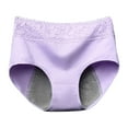 thumbnail image 1 of MIASHUI Leakproof Women's Menstrual Panties - 4 Layer Design for Light Flow - Comfortable Menstrual Bi Panties - Ideal for Girls and Teens Light Purple,M, 1 of 3
