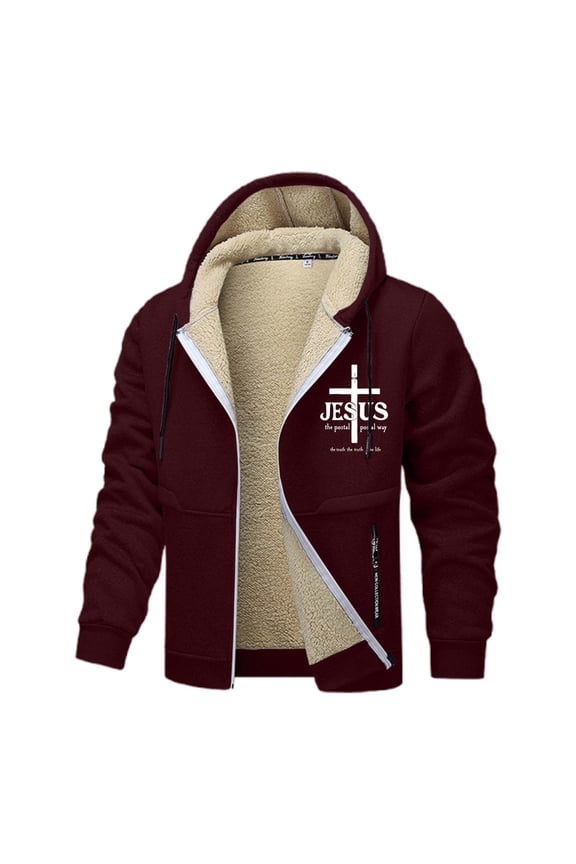 Men's Basic Pullover Hoodie Casual Wear Zip Up Hoodies for Men Lightweight Long Sleeve Sportswear Everyday Comfort Street Style Red,XXXL