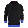 thumbnail image 1 of MIASHUI Men's Fall Winter Pullover Hoodie Diagonal Zipper Design Long Sleeve Unique Style Casual Top Blue,XL, 1 of 7