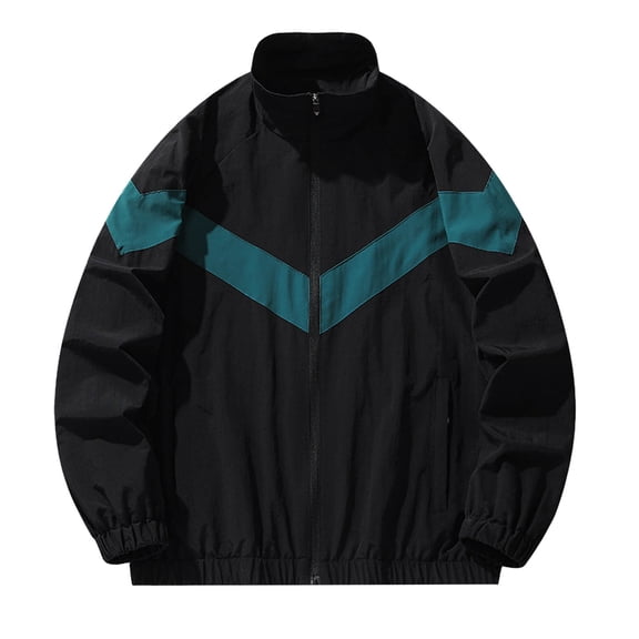 MIASHUI Mens Jacket Casual Jacket Coat For Daily Use Black,XXXXL